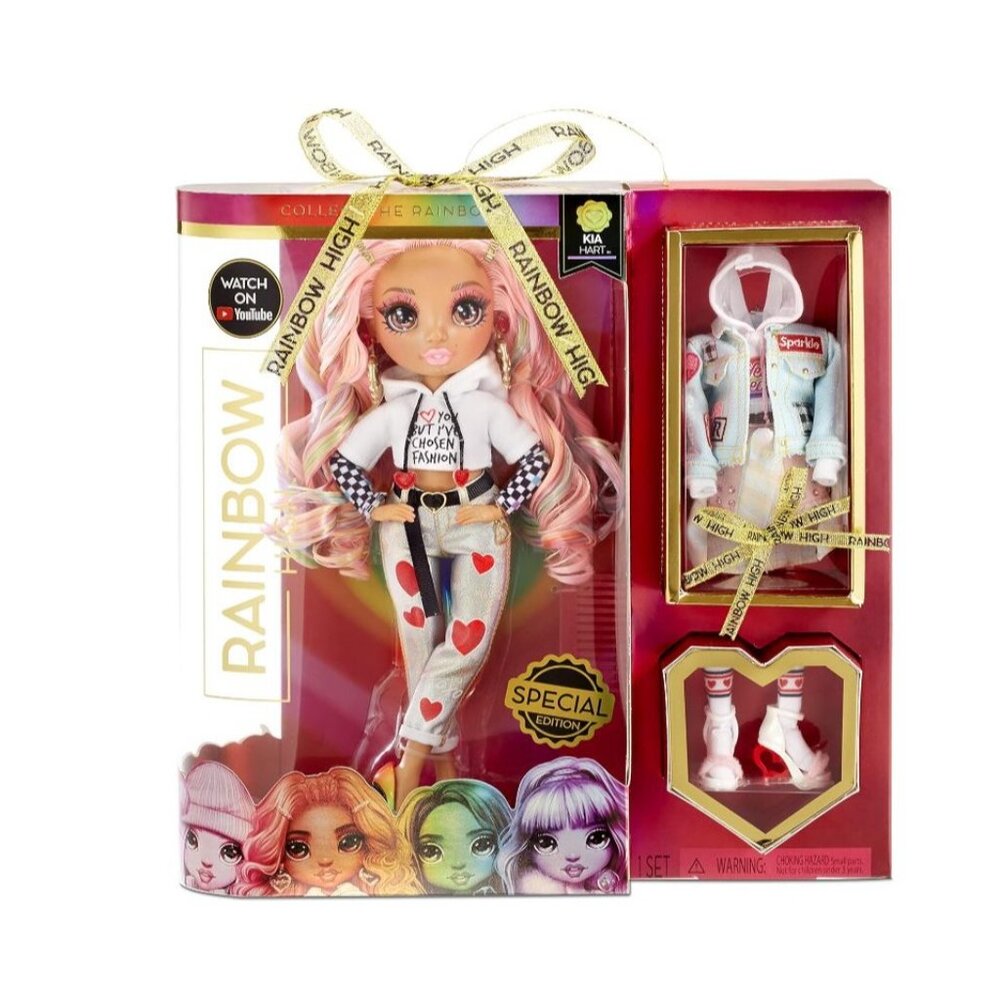 Rainbow High Kia Hart Fashion Doll with 2 Complete Mix & Match Outfits